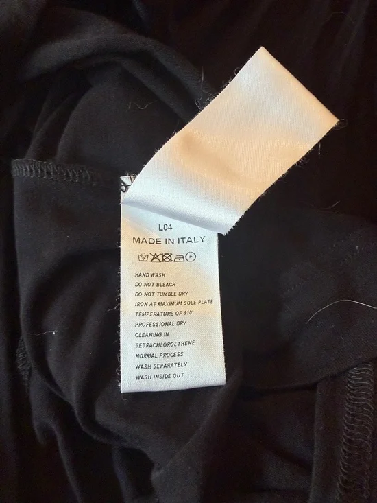 Vivienne Westwood anglomania stretch black jersey bias floor length dress - Picture 5 of 5